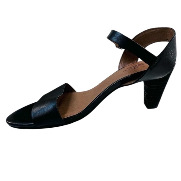 Lucky Brand Pepperr Heel, Black Leather, Ankle Strap, Heel Sandals, Size 7.5 - Picture 1 of 10